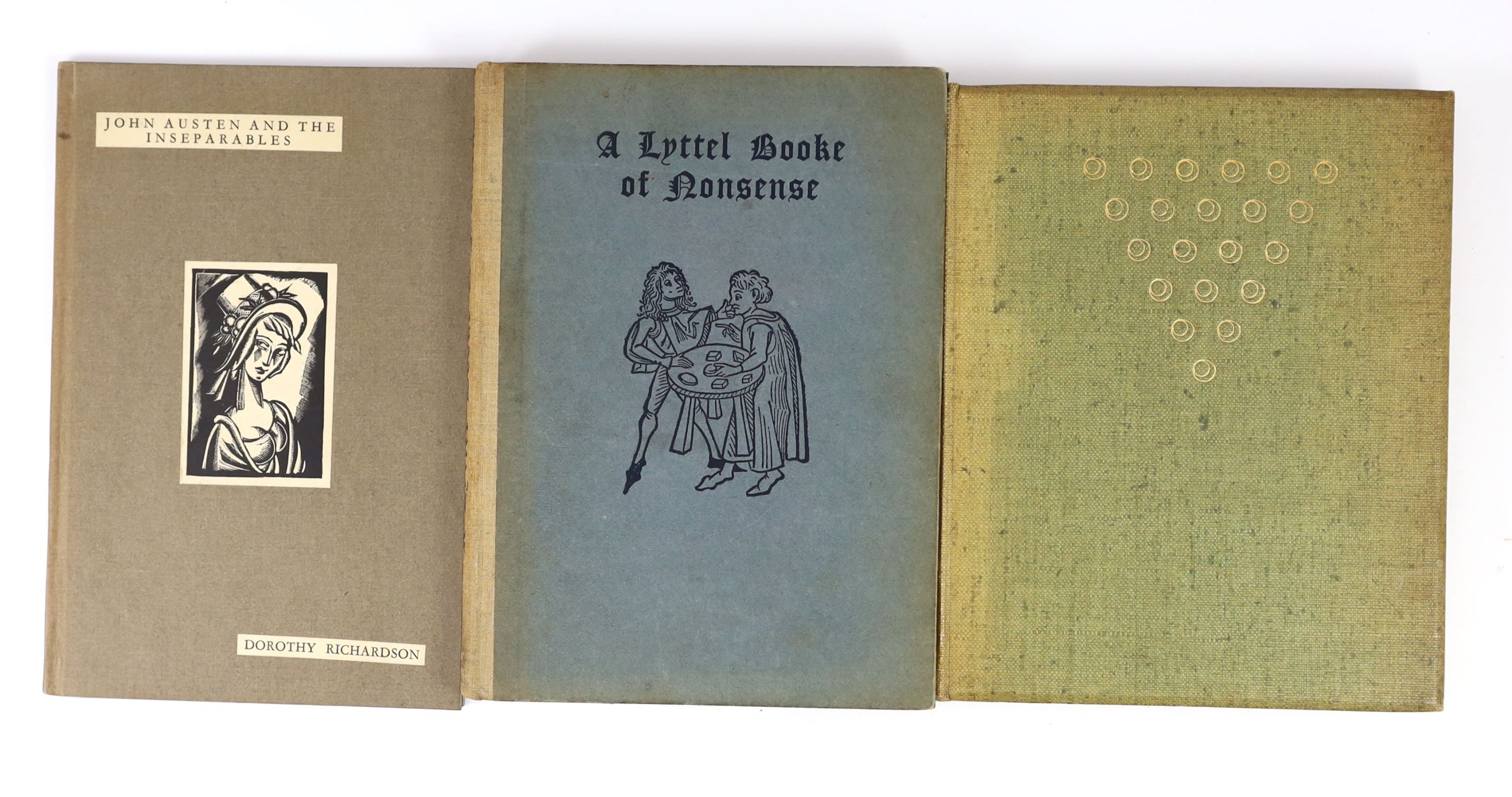 A collection of 10 privately printed or limited edition works - Dickens, Charles - The Strange Gentleman. Privately printed, 1928; Beaumont, Cyril W. - Sea Majic, illustrated by Wyndham Payne, London, 1928; [Borreau, Alc